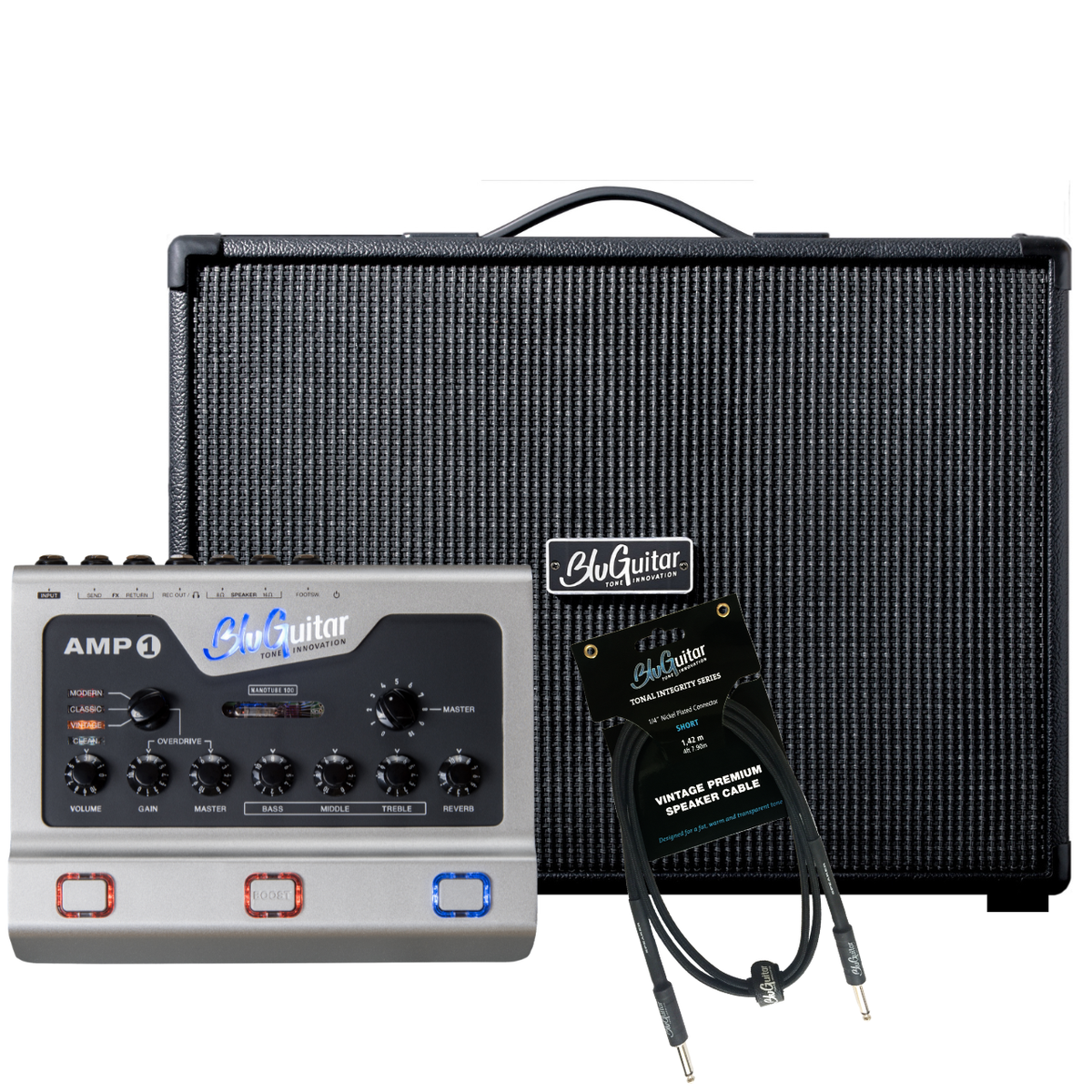 Bundle: AMP1 Mercury Edition & FatCab & Speaker Cable